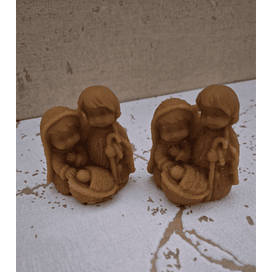 Vela de Natal cera de abelha Presépio