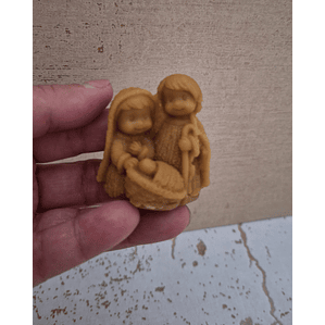 Vela de Natal Cera de Abelha — Mini Presépio
