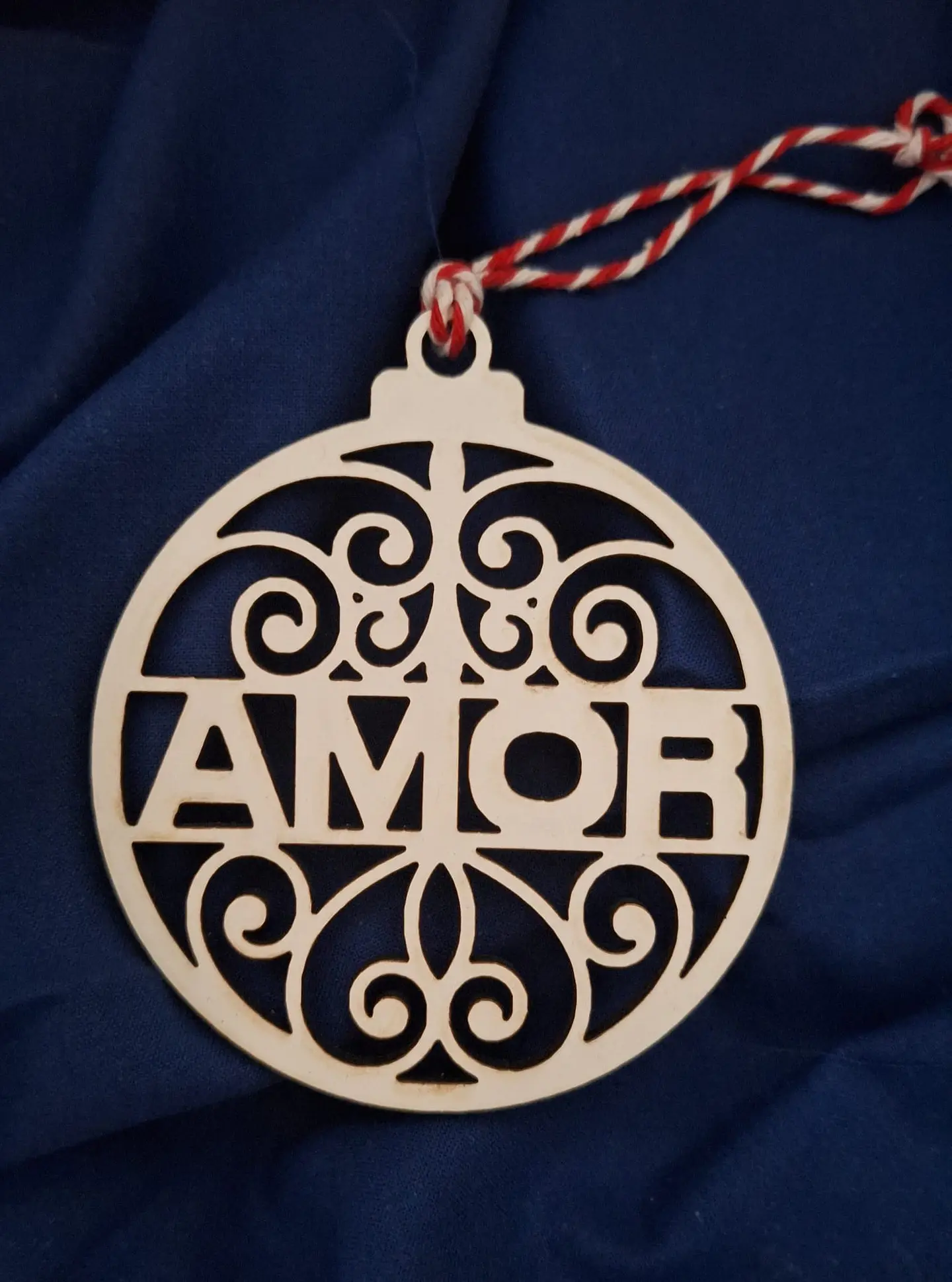 Bola de Natal Amor 1