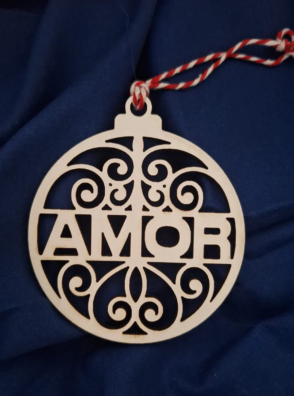 Bola de Natal Amor 1