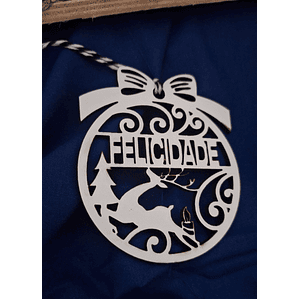 Bola de Natal Felicidade