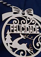 Bola de Natal Felicidade - Thumbnail 2