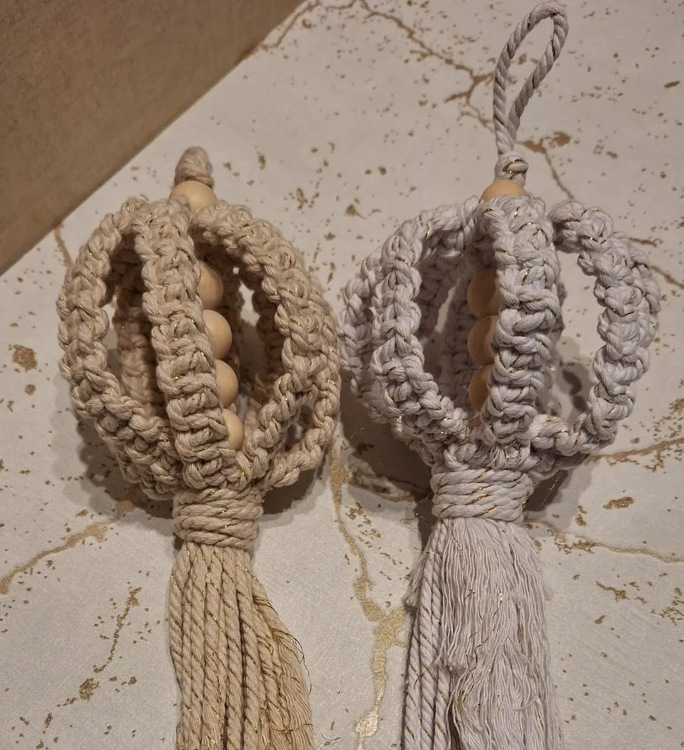 Bola de Natal | macramé 1