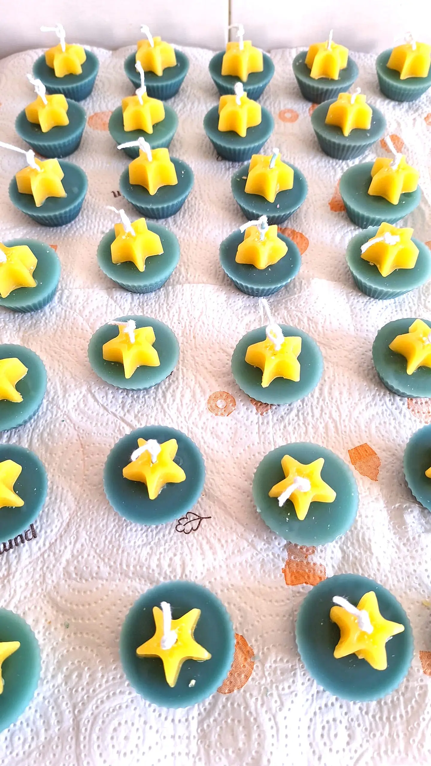 Velinhas com estrela de natal 1