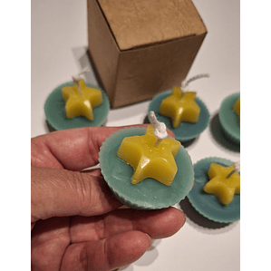 Velinha de Natal com estrela