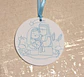 Enfeite de Natal Medalhão em Gesso - Natal Família Sagrada - vignette 5