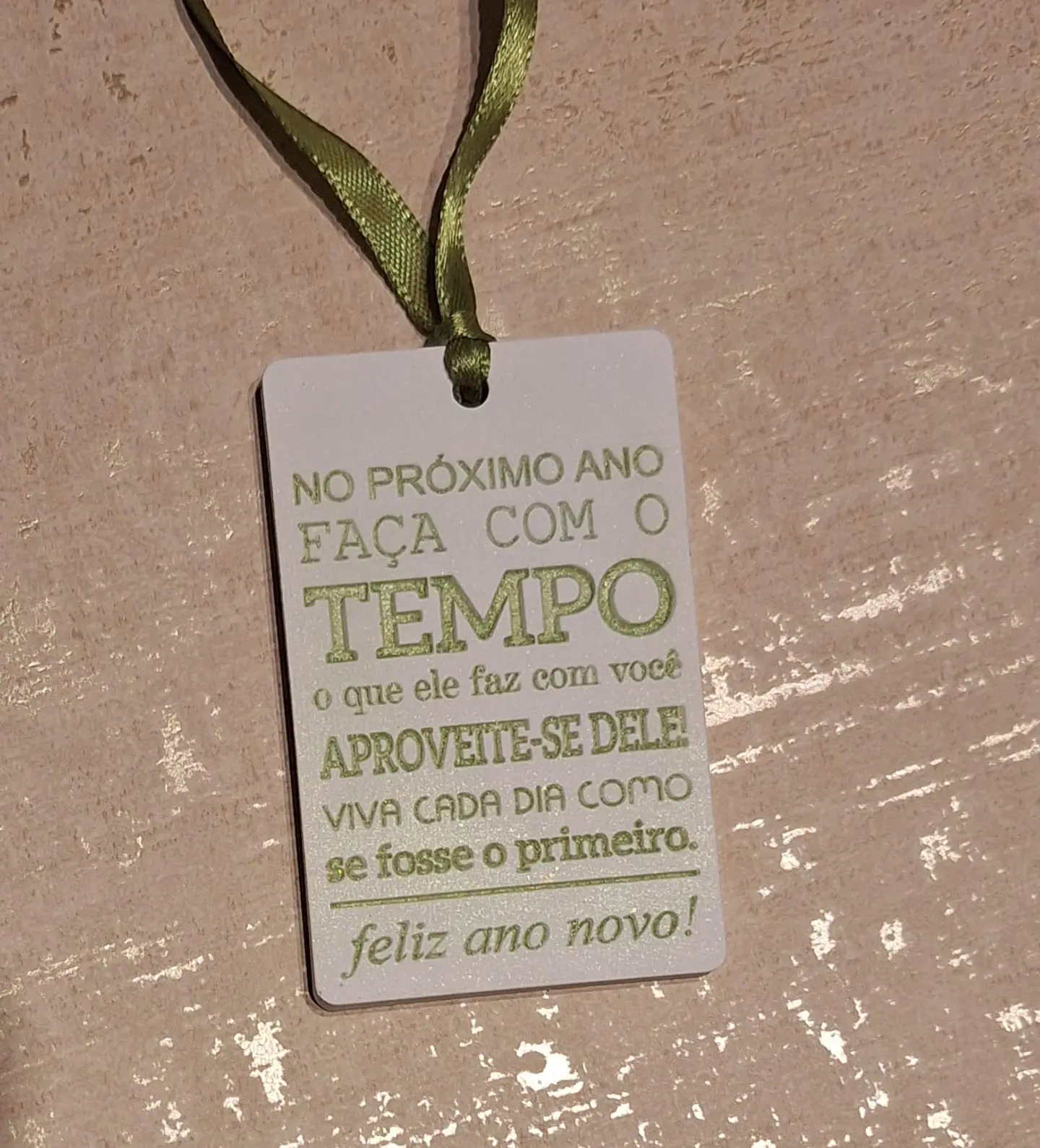 Plaquinha Faça com o Tempo 4