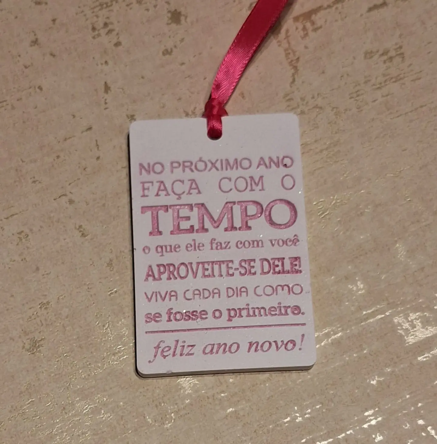 Plaquinha Faça com o Tempo 6