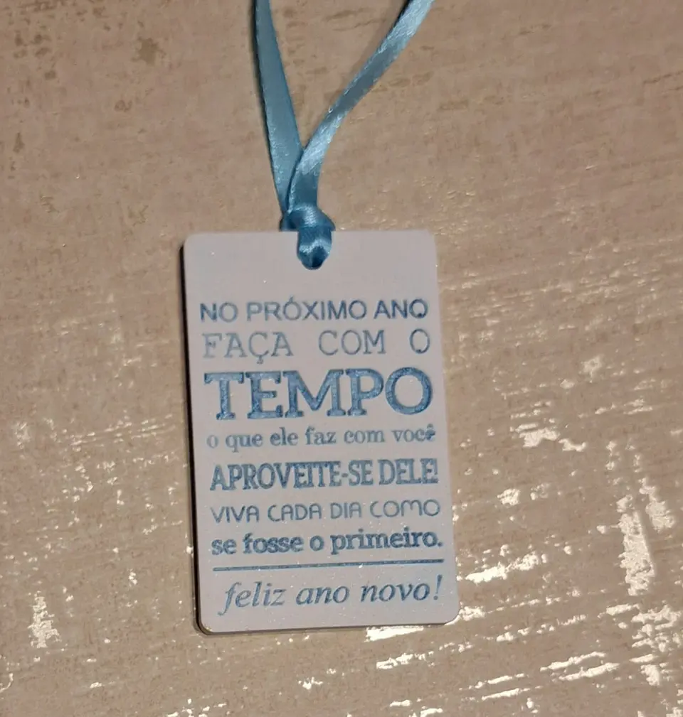 Plaquinha Faça com o Tempo 7