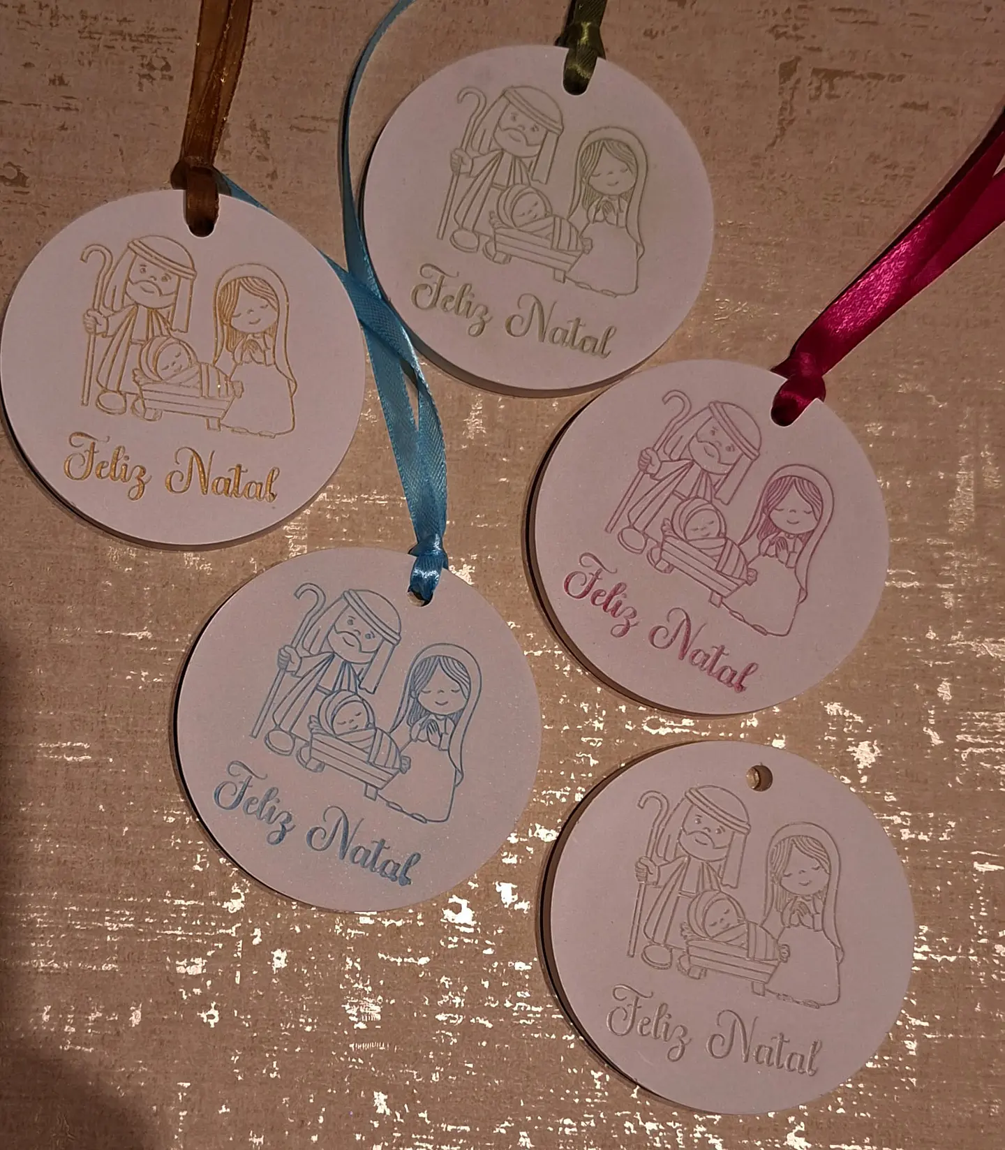 Medalhão Feliz Natal 2