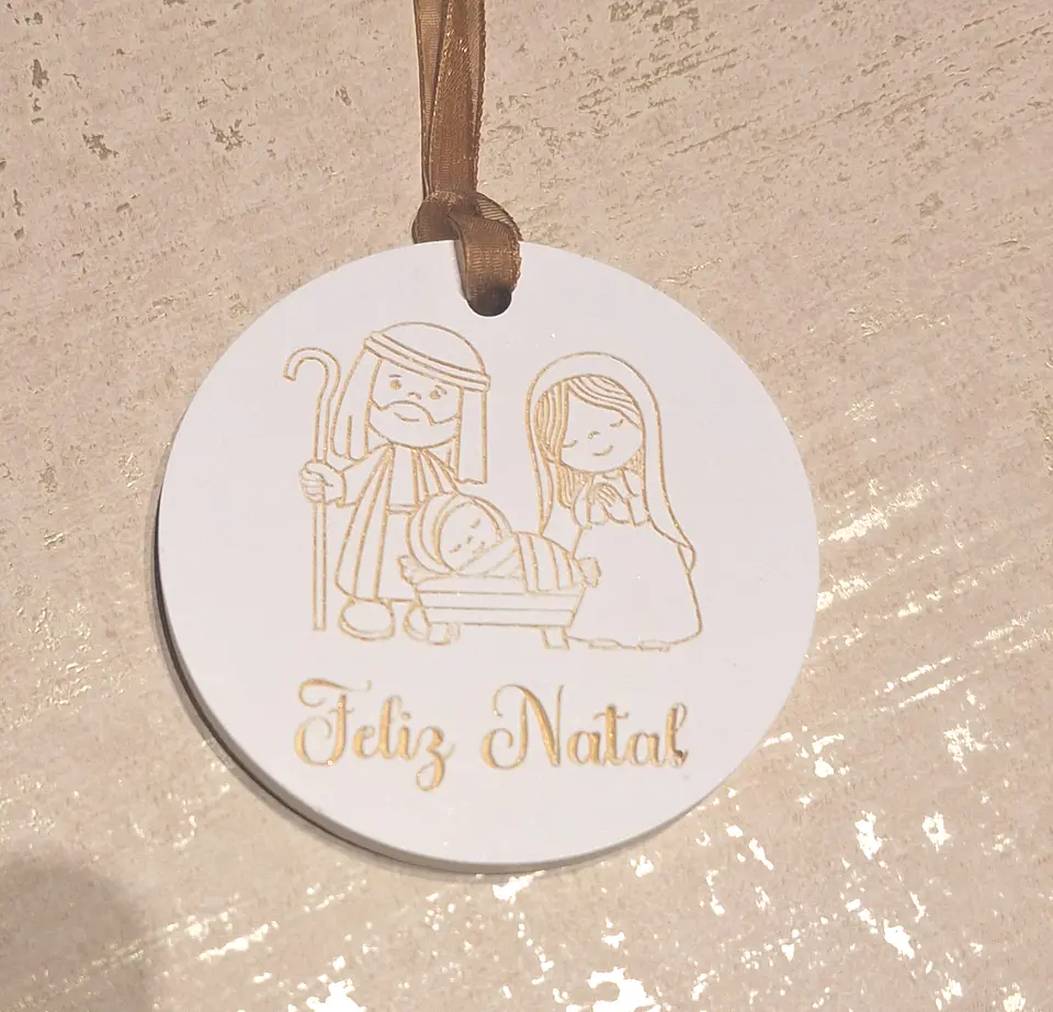 Medalhão Feliz Natal 1