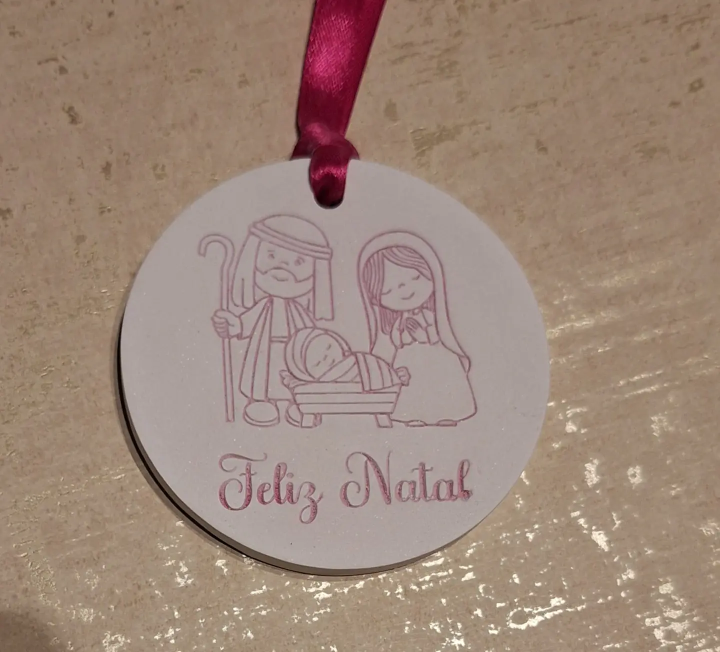 Medalhão Feliz Natal 3