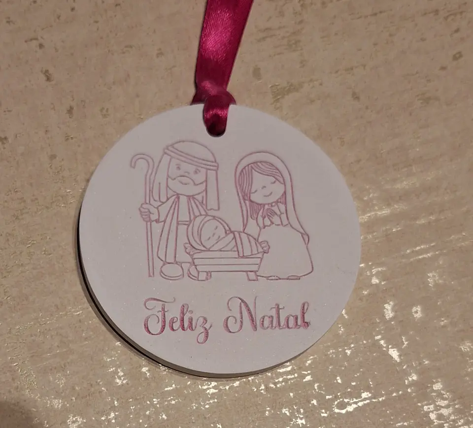 Medalhão Feliz Natal 3