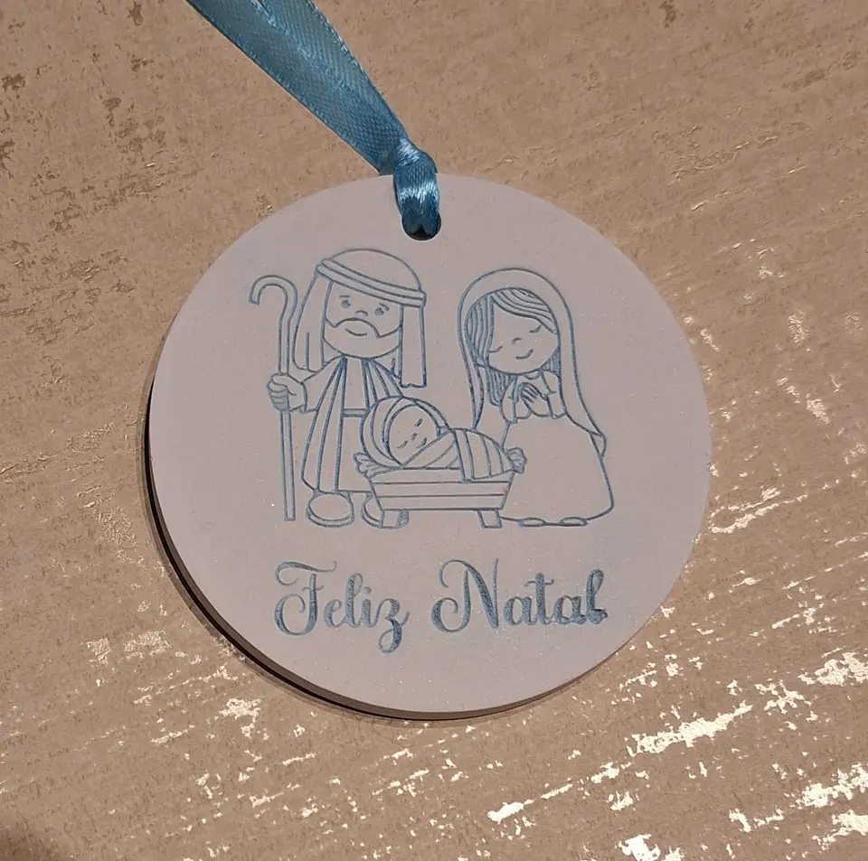 Medalhão Feliz Natal 4