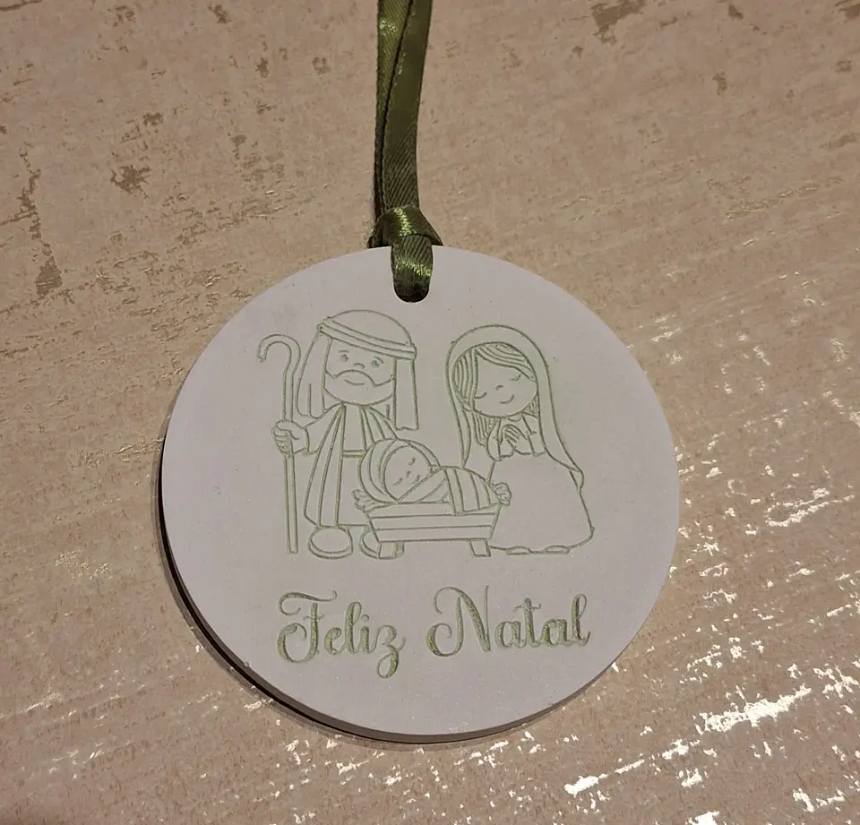 Medalhão Feliz Natal 5