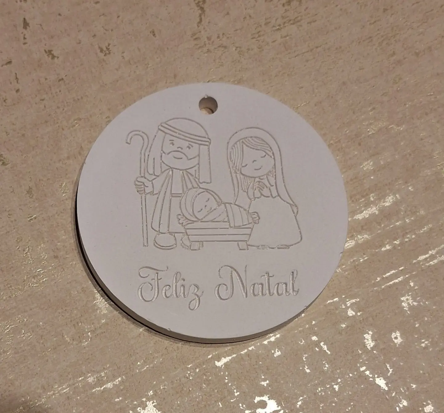Medalhão Feliz Natal 6