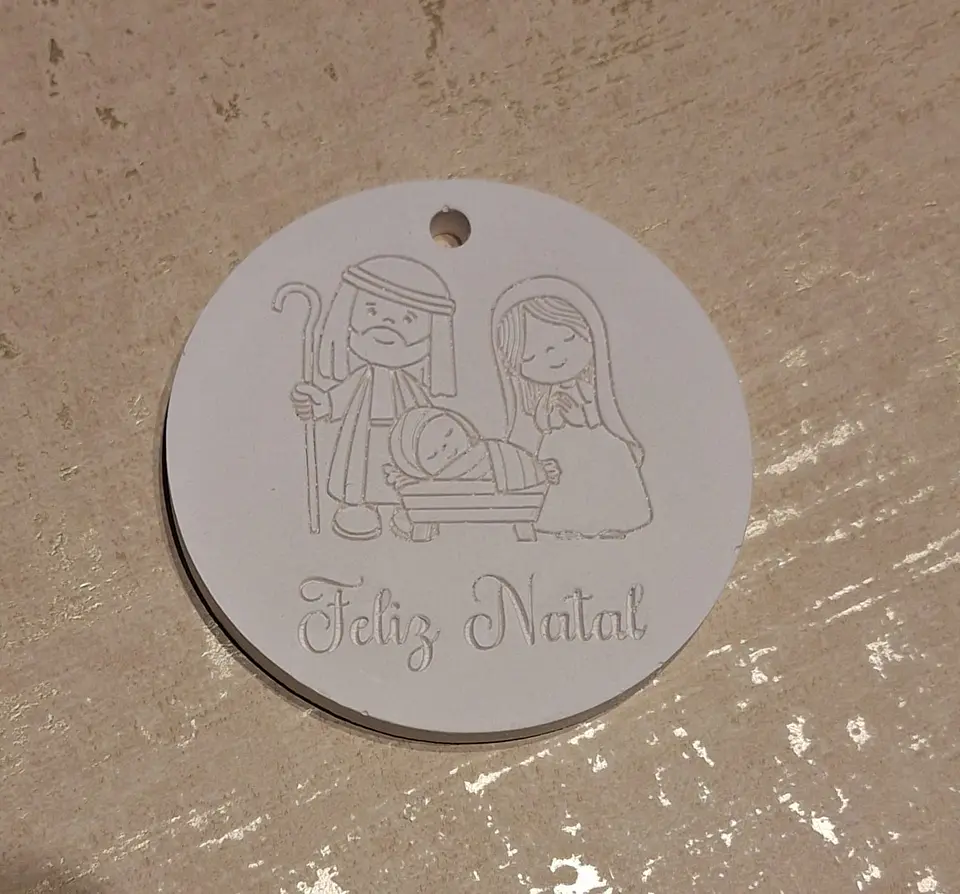 Medalhão Feliz Natal 6