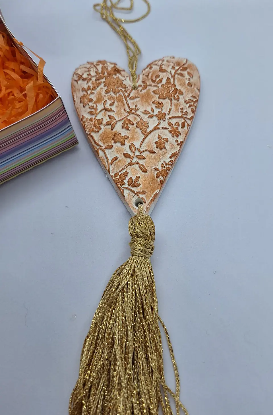 Coração Felicidade floral 2