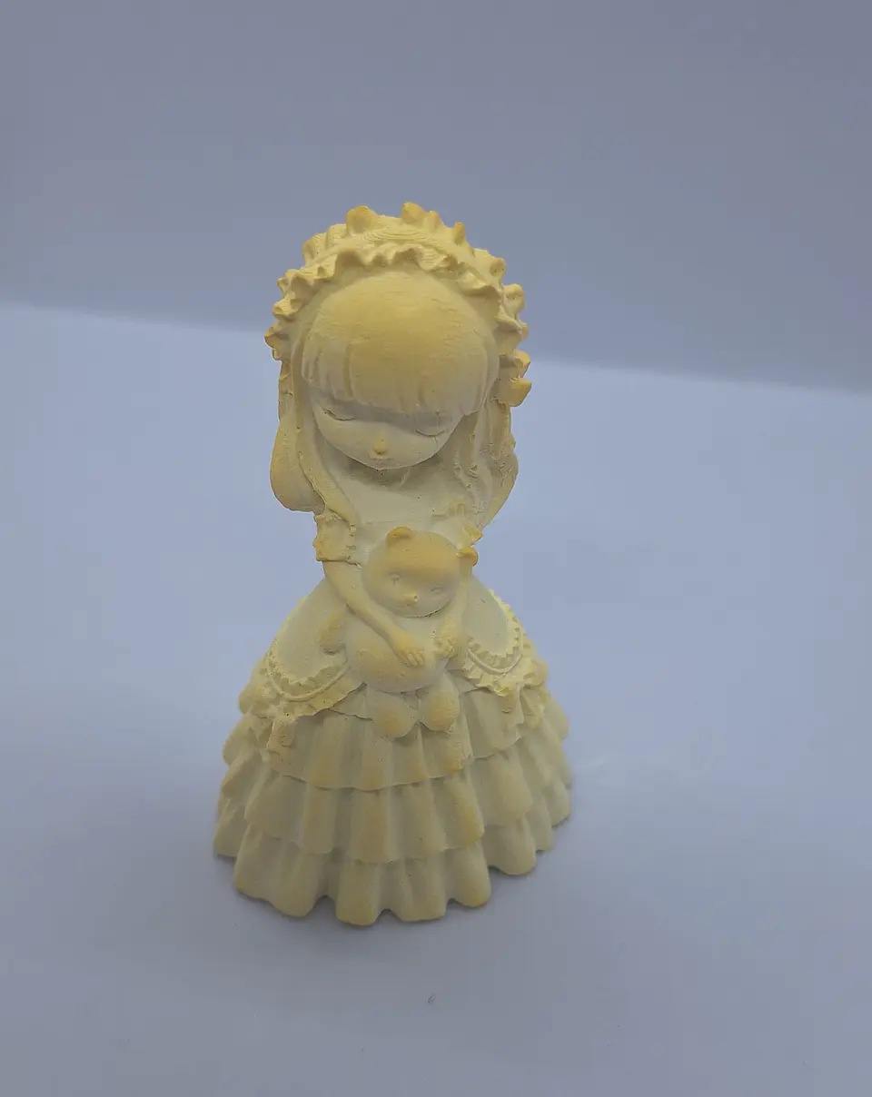 Estatueta Princesa Sissi com ursinho 2