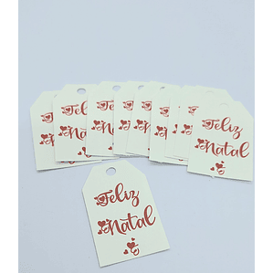 Tags “Feliz Natal” – Conjunto de 10