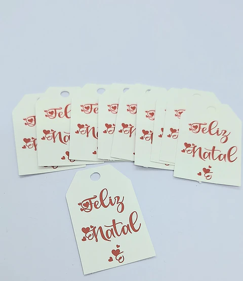 Tags “Feliz Natal” – Conjunto de 10