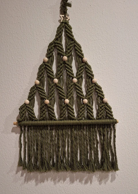 Painel Árvore Natal | Macramé