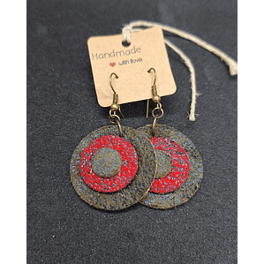 Brincos Verde e Vermelho