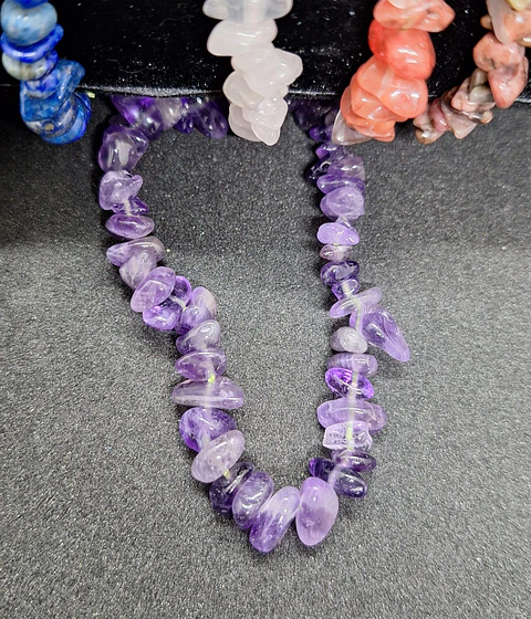 Pulseira Pedras Naturais - Ametista