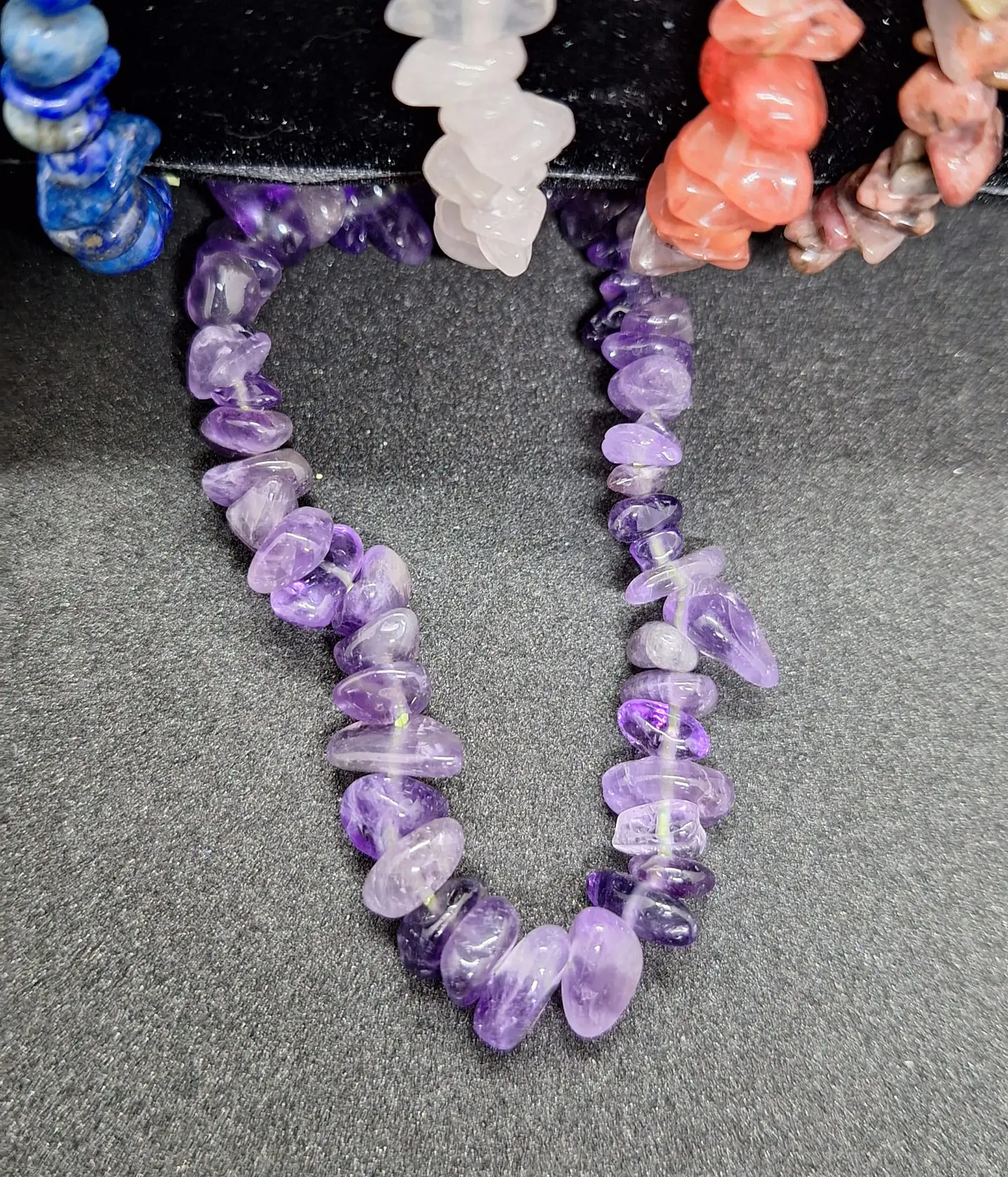 Pulseira Pedras Ametista 1