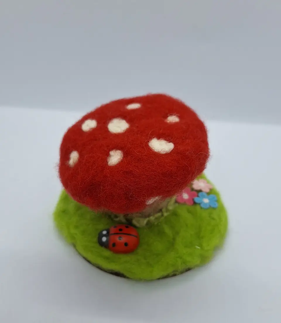 Cogumelos - Lã feltrada 2