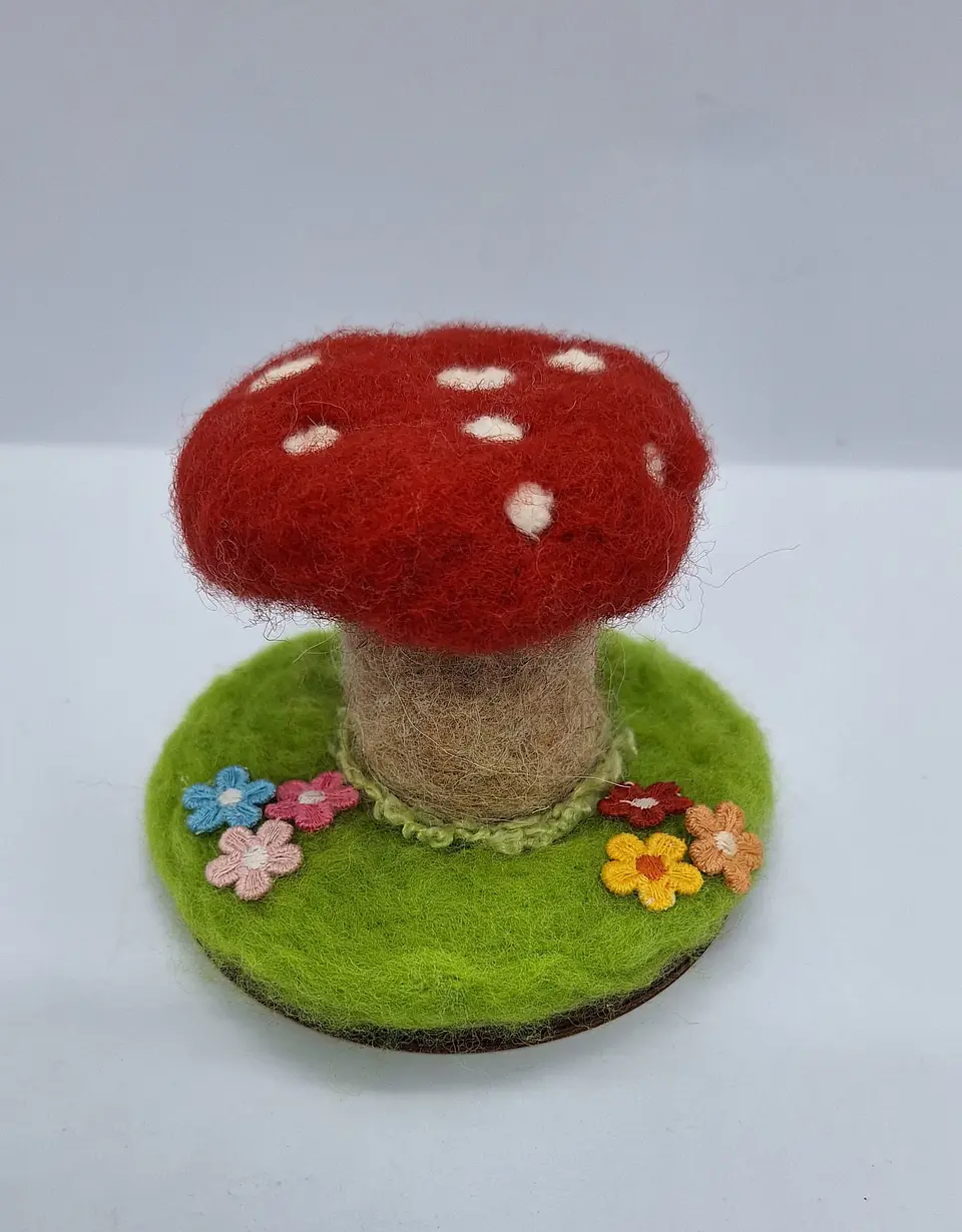 Cogumelos - Lã feltrada 3