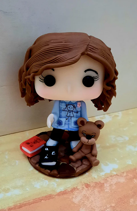 POP Estatueta Profissão Educadora | Personalizada Porcelana Fria