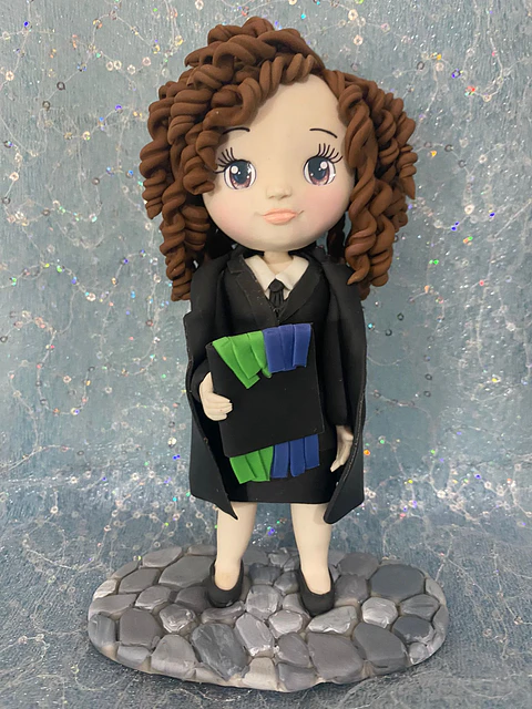 Estatueta de Finalista Tradicional | Personalizada Porcelana Fria