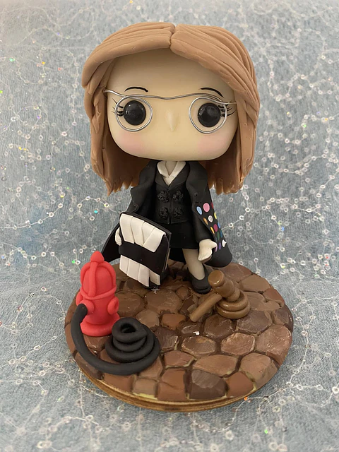 Estatueta de Finalista com Hobby | Personalizada Porcelana Fria