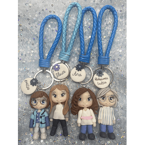 Porta Chaves Personalizados em biscuit