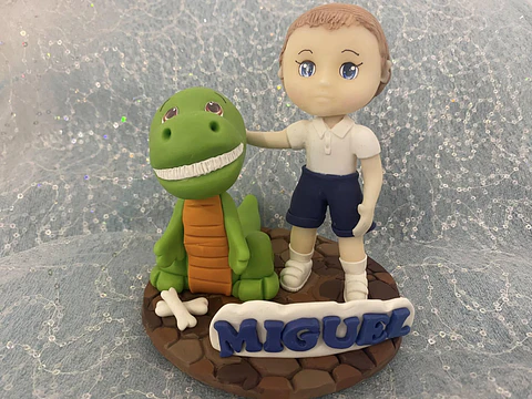 Topo Bolo Aniversário Dragão