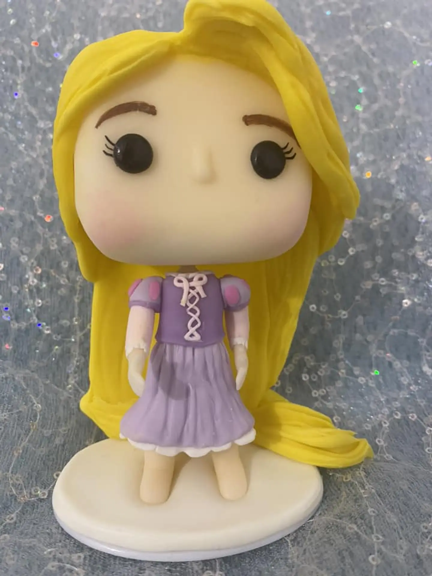 POP Rapunzel em biscuit 1