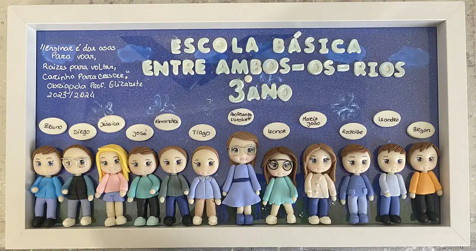 Quadro Finalistas em biscuit 1