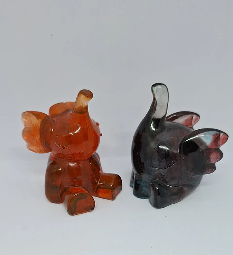 Elefantes Fofos | resina epóxi