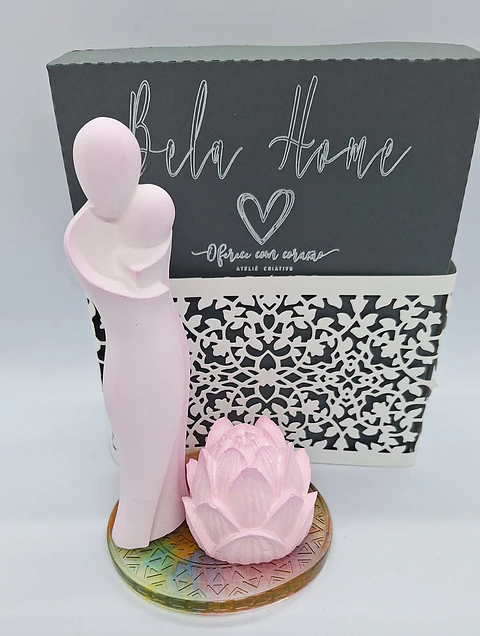 GiftBox Colinho de Mãe Rosa — Um Mimo Cheio de Aconchego