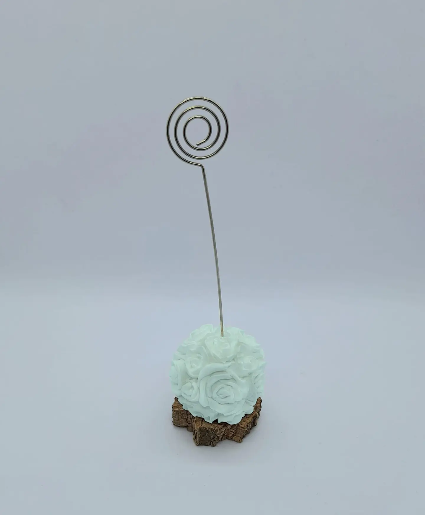 Flor Porta Foto Azul 1