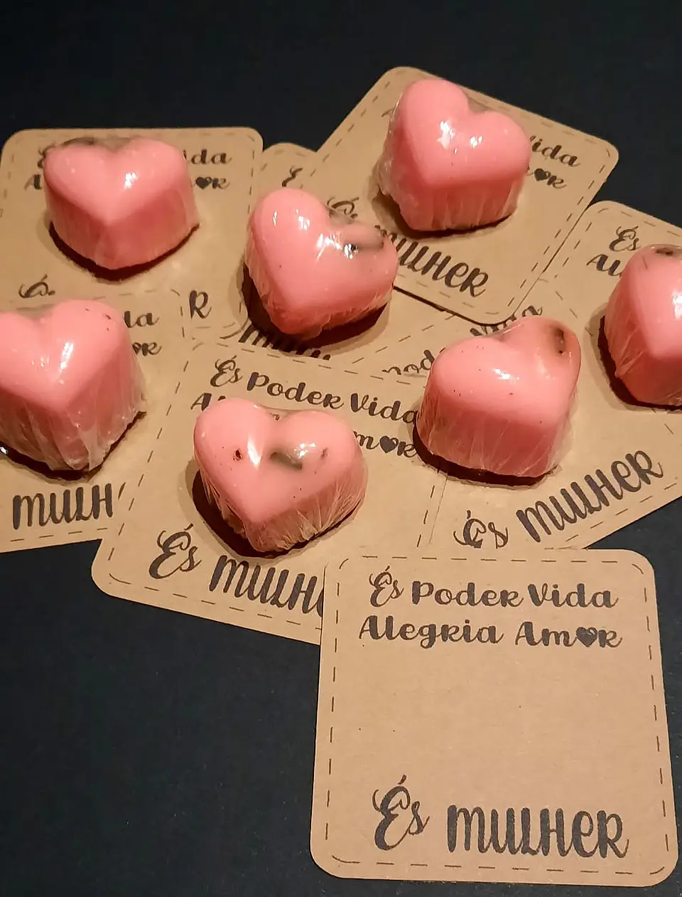Mini Coração Glicerina Alfazema 2