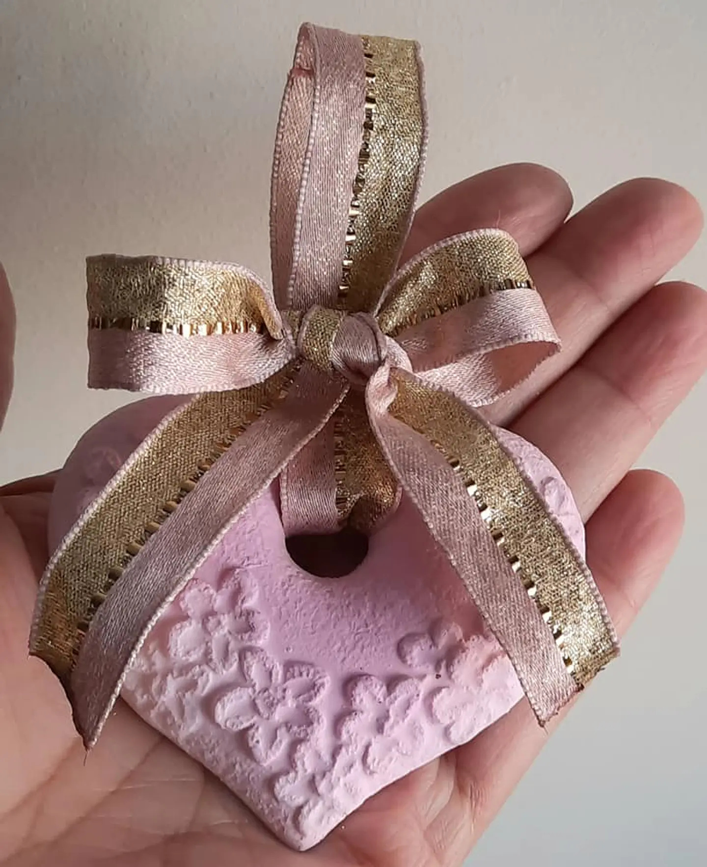 Coração Romântico Rosa | Gesso perfumado 1