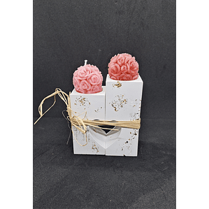 Amor em Chama ❤️ castiçal gesso cerâmico