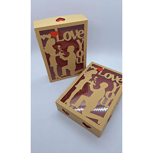 Pedido de Amor ❤️ caixa kraft