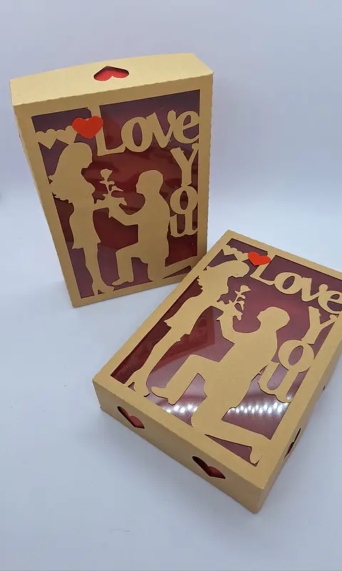 Pedido de Amor ❤️ caixa kraft