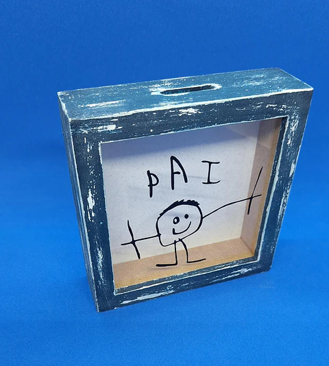Mealheiro PAI Personalizado | O Primeiro Desenho