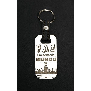 Porta Chaves Pai és  Melhor do Mundo | MDF Lacado & Laser