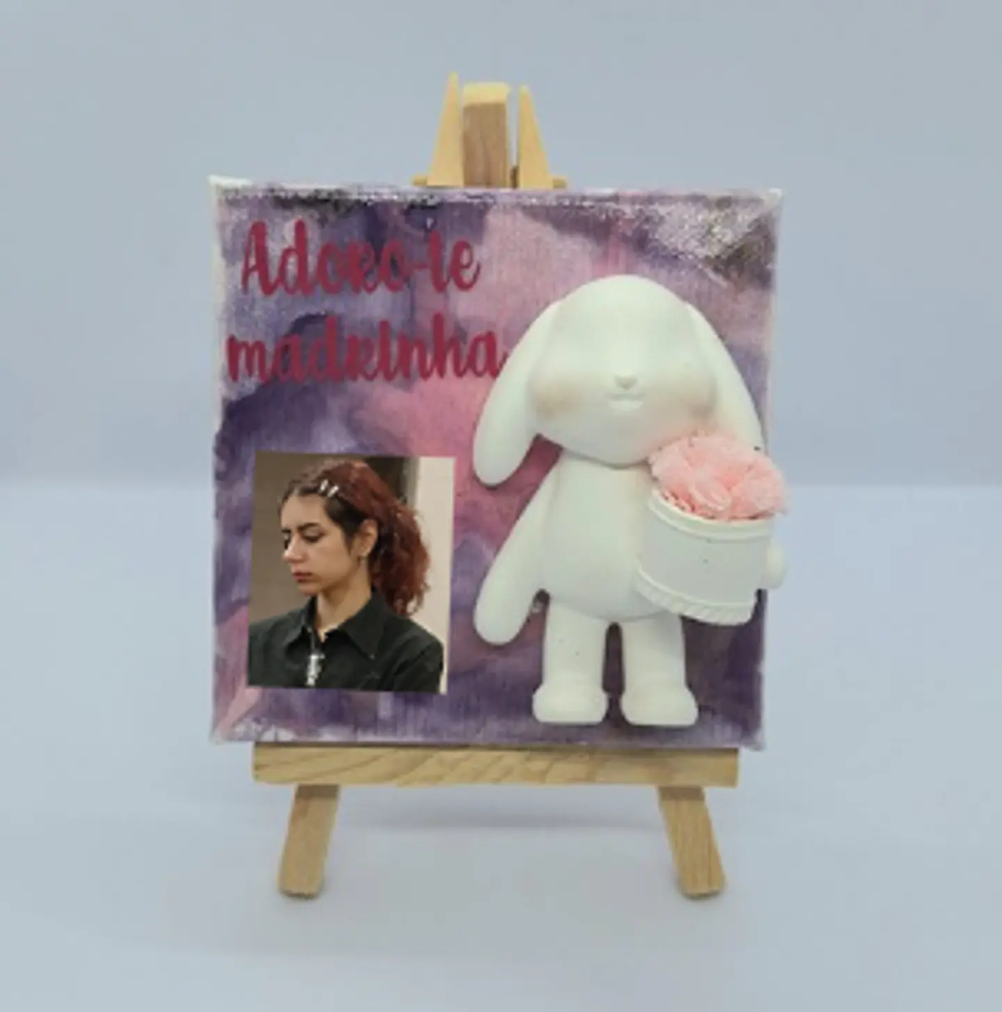 Tela “Adoro‑te Madrinha” rosa 2