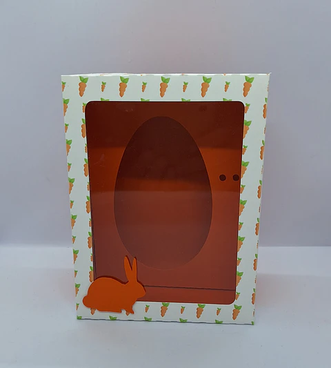 Caixas Páscoa Laranja Ovo Chocolate 250gr